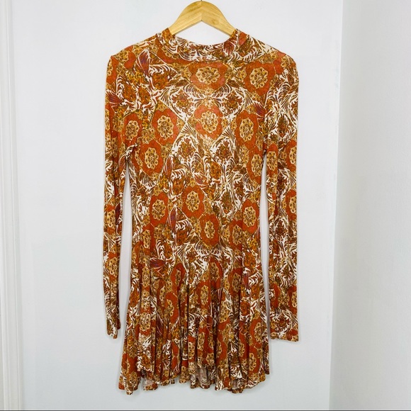 ✔️SOLD NWOT Free People Annabelle Printed Tunic - Picture 2 of 10